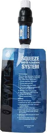Sawyer Squeeze SP129 Water Filter Inline 0.1 Micron for Outdoors Camping view 4