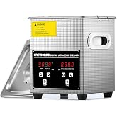 CREWORKS 2L Jewelry Cleaning Machine - 40kHz Digital Sonic Cleaner | Ultrasonic Cleaning Machine with 20-80C Heater &amp; 1-30 min Timer, 304 Stainless Steel Cleaner for Jewelry Watches