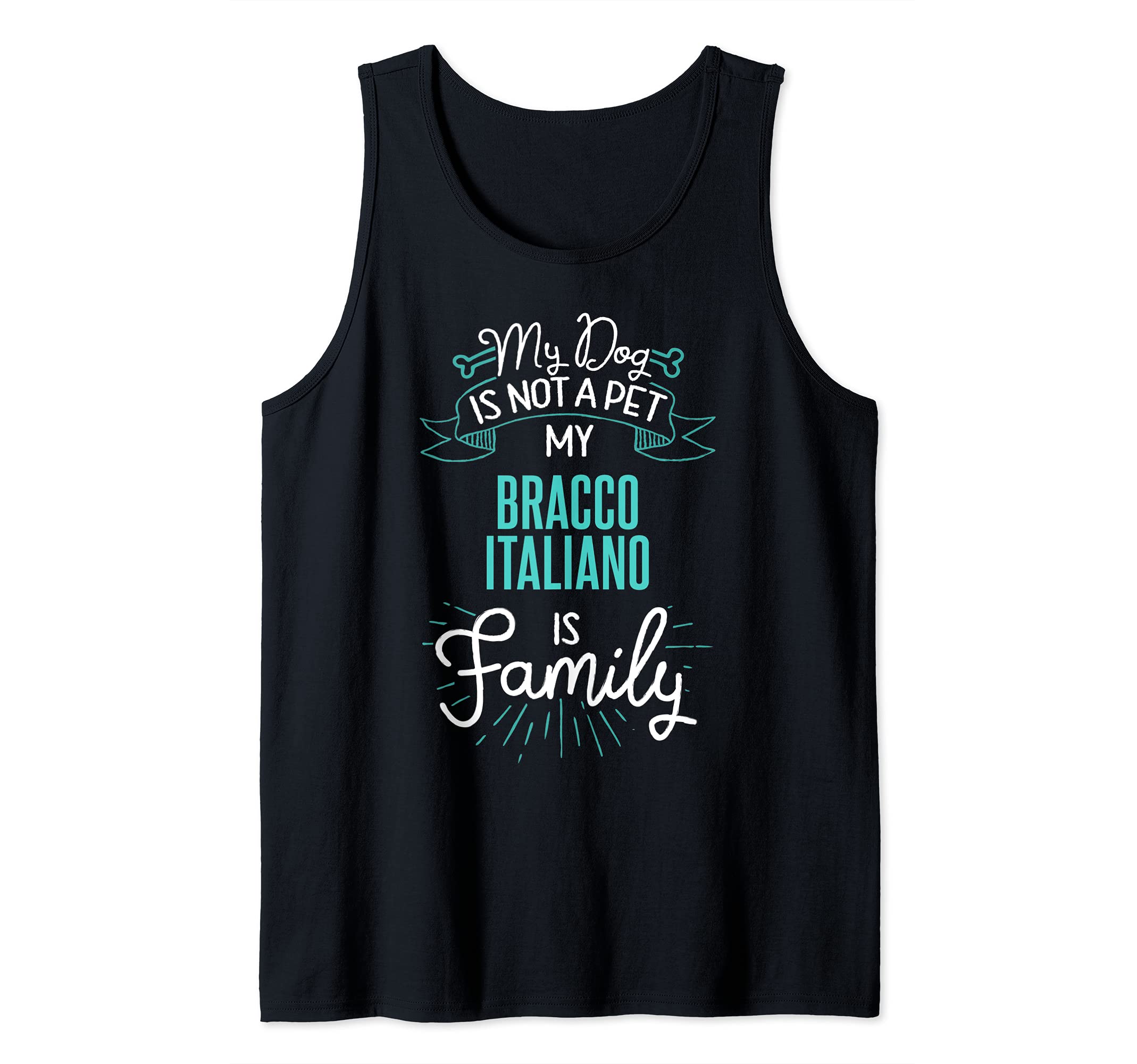 Cute Bracco Italiano Design Family Dog Giftn Tank Top
