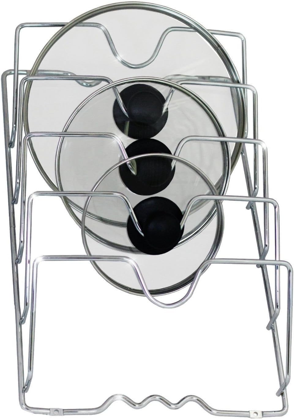 Kitchen Cabinet Pot Lid Cover Rack Holder Organizer Over Pantry Door Storage