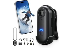 POV Pro 4K, POV Capture Pro, Action Camera, Waterproof Wearable Sports Camera, Ultra Wide Angle, Magnetic Mount, Ideal for Vl