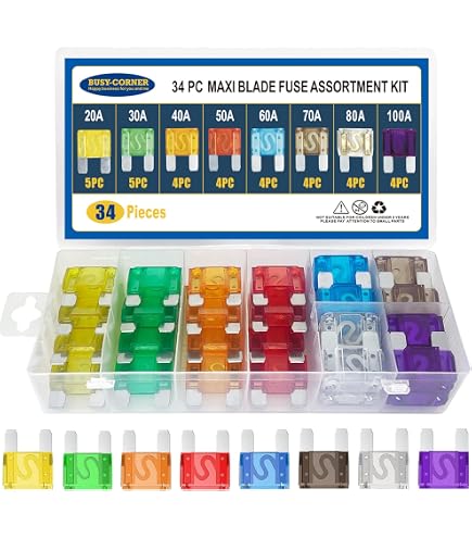 420-Piece Car Blade Fuse Assortment Kit - Standard & Mini ATC/ATO Fuses For Cars, Trucks, Boats