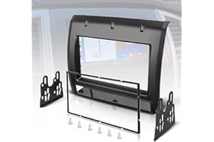 NuIth Double DIN Radio Installation Dash Kit Fits for 2005-2011 Toyota Tacoma, Aftermarket Radio Dash Stereo Mounting Installation Trim Bezel Bracket Kits