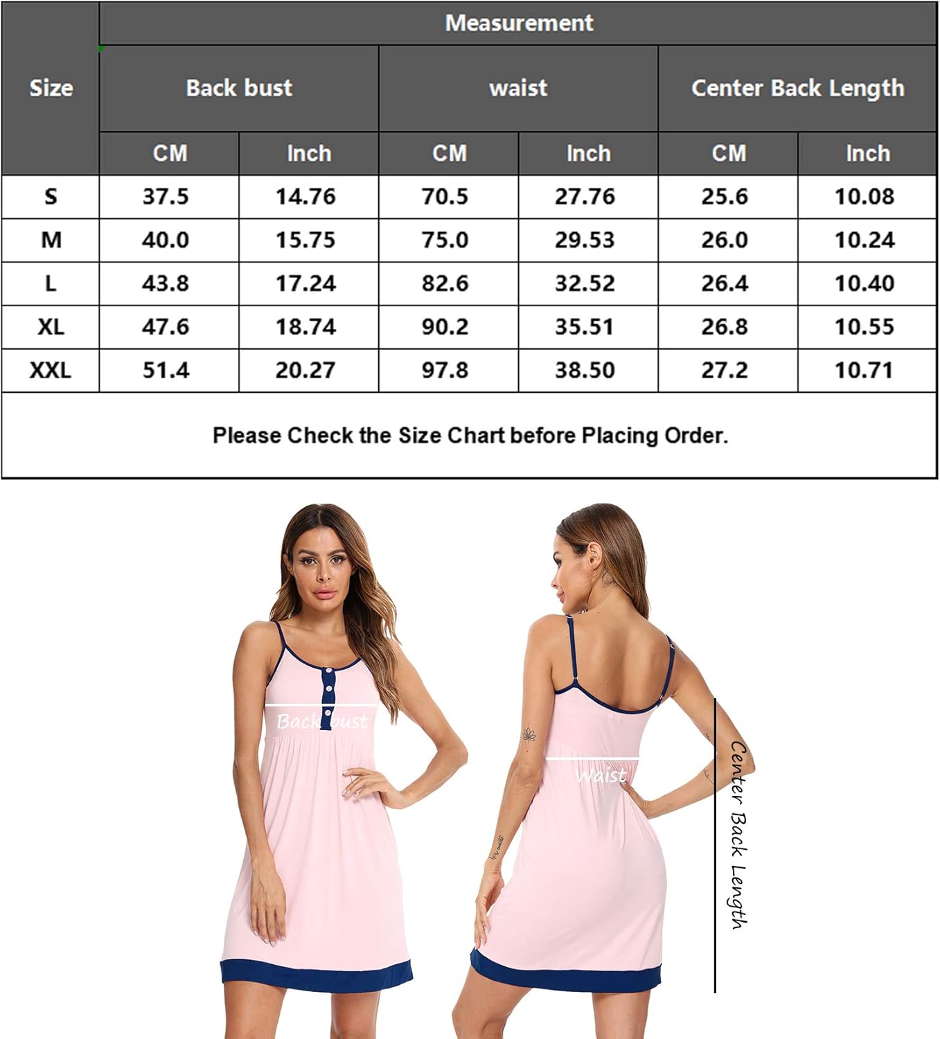 LecGee Women's Nursing Nightgown Button Maternity Dress Breastfeeding Hospital Gown Sleepwear Sleeveless Nightdress at  Women’s Clothing store