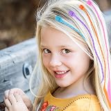 VEGCOO 36 Pcs Kids Hair Extensions Clips Braided Accessories Girls Party 12 view 7
