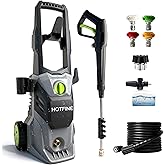 Pressure Washer, Power Washer with Foam Cannon High Pressure Washer for Cars, Decks, Fences, Patios and Driveway,Decks,High Pressure Cleaning Machine with 4 Nozzles