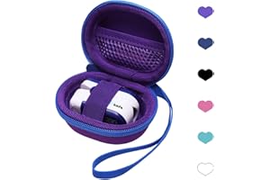 L LTGEM Purple Pulse Oximeter Case for Zacurate, Innovo, Vibeat, iHealth, Santamedical, Children Fingertip Pulse Oximeter Blood Oxygen Saturation Monitor (Case Only)