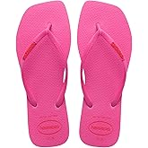 Havaianas Women's Slim Square Logo Pop Up Flip Flops