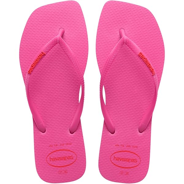 Amazon.com | Havaianas Women's Slim Square Pop Up Logo Flip
