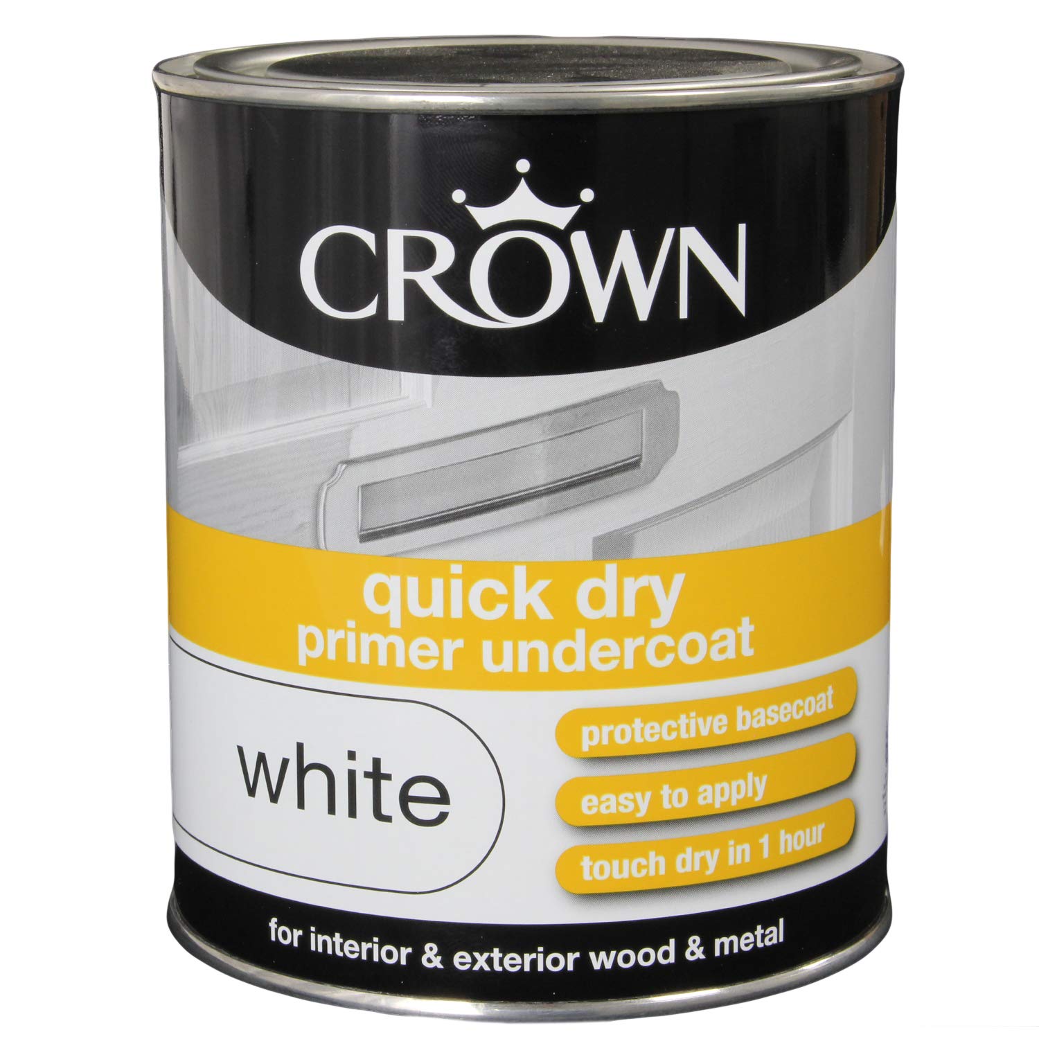 Crown Retail QD Undercoat White 0.75 L Amazon.co.uk DIY & Tools