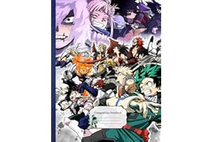 Composition NoteBook: My A Hero MHA Acadeemia A3 - 8.5x11 Inches - 110 page Best Gift For Children Beautiful Anime College Ruled Cover Wide Ruled School Office Work From Home