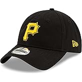 New Era MLB Pittsburgh Pirates Unisex-Adult Classic 9TWENTY Black Baseball Adjustable Hat Cap One Size
