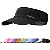 OnWander Sport Sun Visor Hat for Women Men - Lightweight Stretchy Polyester Spandex Quick Dry Sweatband Wrinkle Resistant