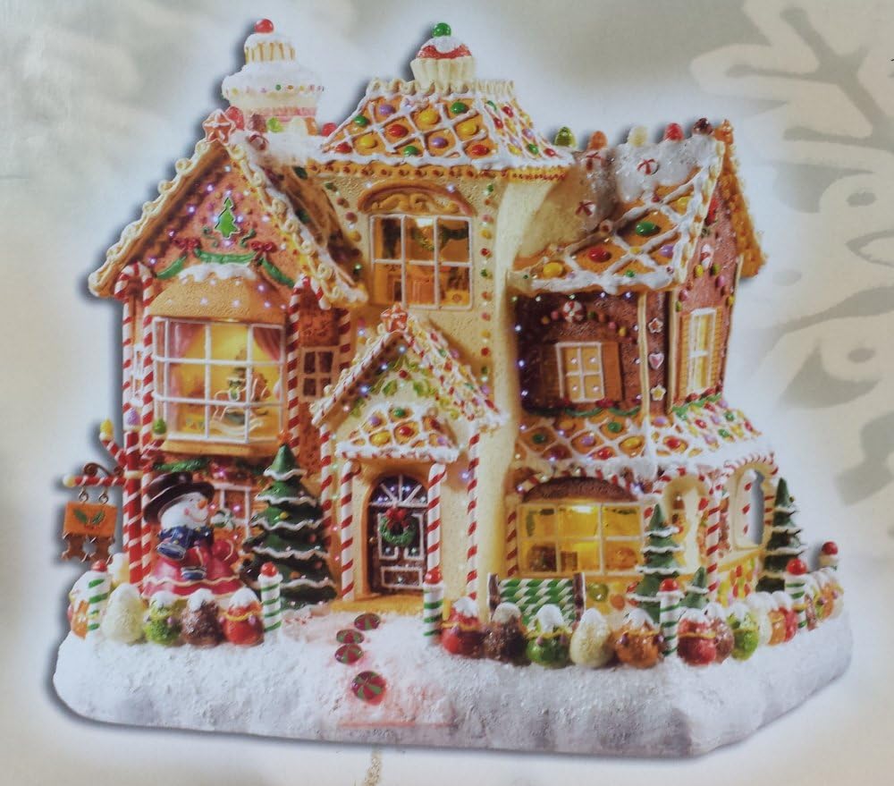 Fiber Optic Gingerbread House: Amazon.co.uk: Kitchen & Home