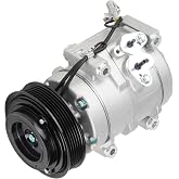 TadaMark New AC Air Conditioner Compressor w/Clutch | 2004-2006 for Toyota Sienna 3.3L 04 05 06(To 12/16/2006), for 1010854, 1110854, TEM275555