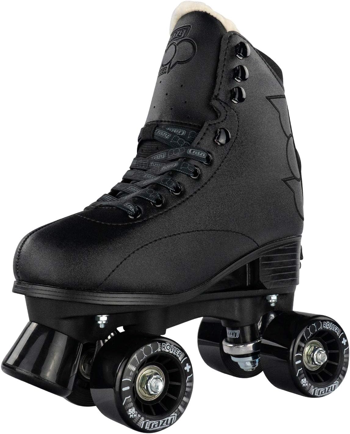 Crazy Skates Adjustable Roller Skates for Girls and Boys - Pop Roller Series - Size Adjustable to Fit 4 Sizes