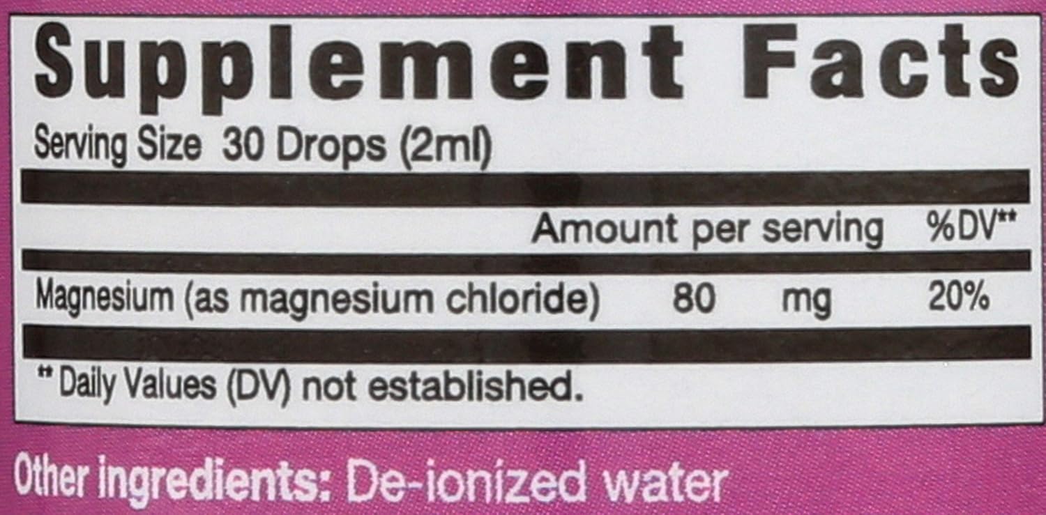 Eidon Magnesium Mineral Supplement, 2 Ounce: Health & Personal Care