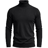 MAGNIVIT Men's Turtleneck Sweaters Slim Fit Thermal Long Sleeve Pullover Winter Lightweight Knitted Sweater for Men