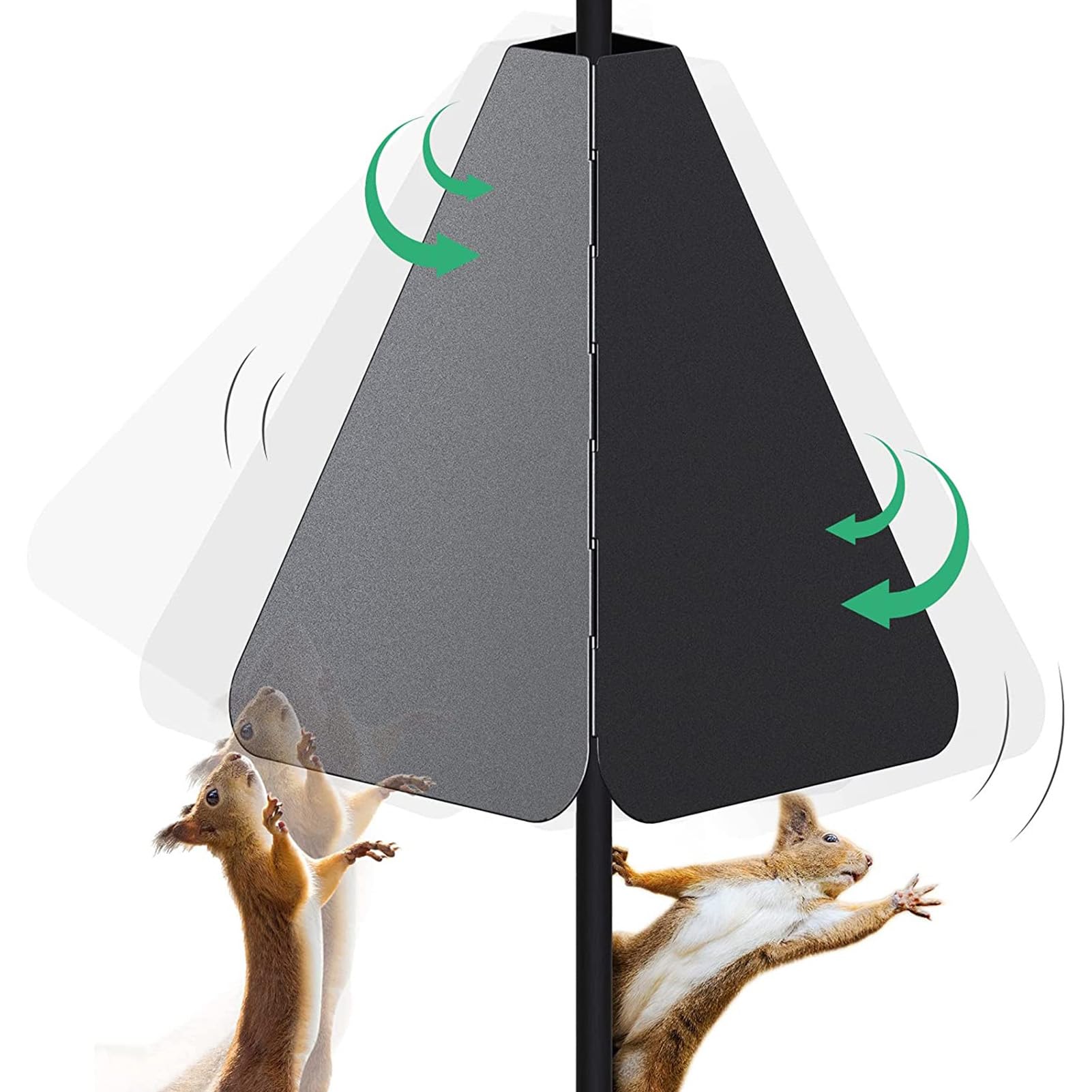 Alvinlite Wide Squirrel Baffle for Bird Feeder Pole, Outside Pole Mount Stopper & Bird House Guard for Outdoor Shepherd’s
