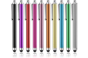 Stylus Pens for Touch Screens, Abiarst High Precision Universal Stylus for iPad iPhone Tablets Samsung Galaxy All Capacitive Touch Screens (10-Pack)