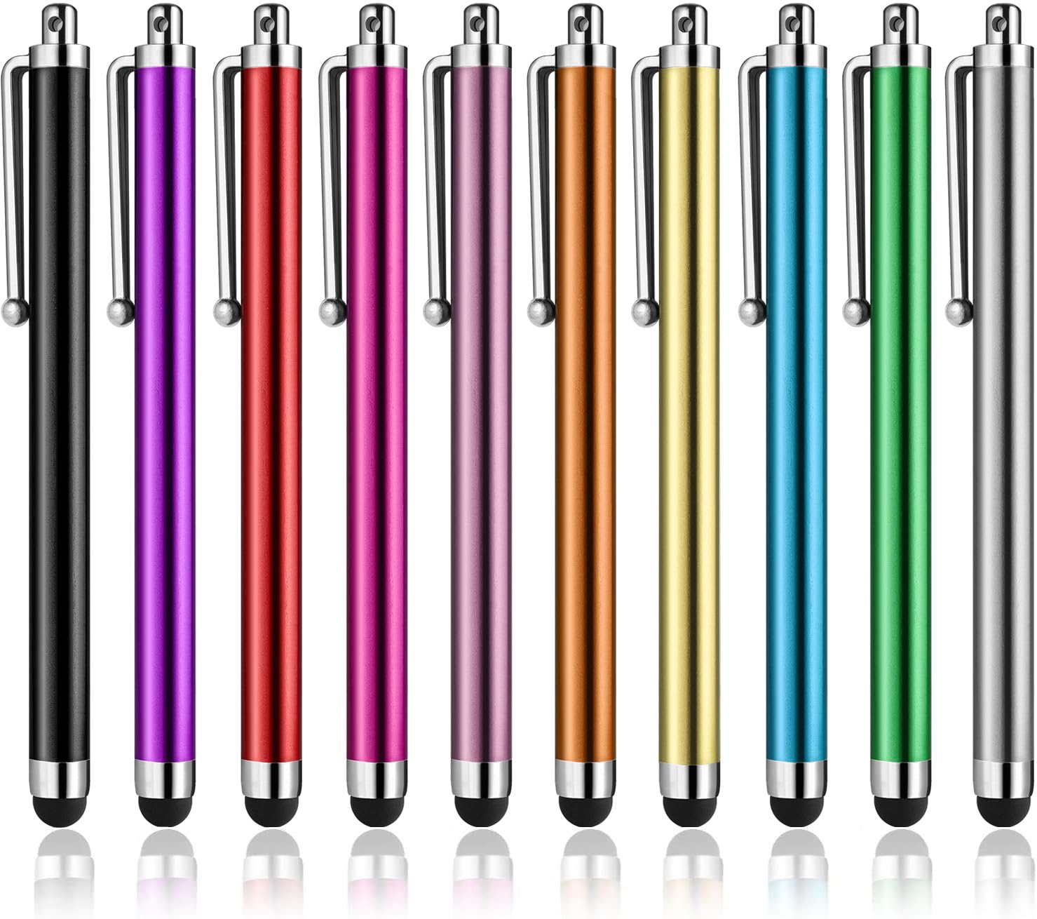 Photo 1 of Stylus Pens for Touch Screens, Abiarst High Precision Universal Stylus for iPad iPhone Tablets Samsung Galaxy All Capacitive Touch Screens (10-Pack)