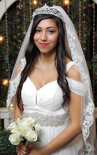 Remedios Exquisite Sash Rhinestone Wedding Bridal Belt for Party