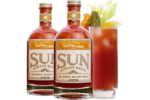 The Flavors of Ernest Hemingway Cocktail Mix, Small Batch All Natural Ingredients, Gluten Free No HFCS, 25.3 Ounces (Pack of 2, The Sun - Bloody Mary Mix)