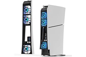 NEWDERY Cooling Fan for P5 Slim Accessories, Upgraded Quiet Cooler Fan with Auto Speed, Controller USB3.0 Port & RGB Light fo