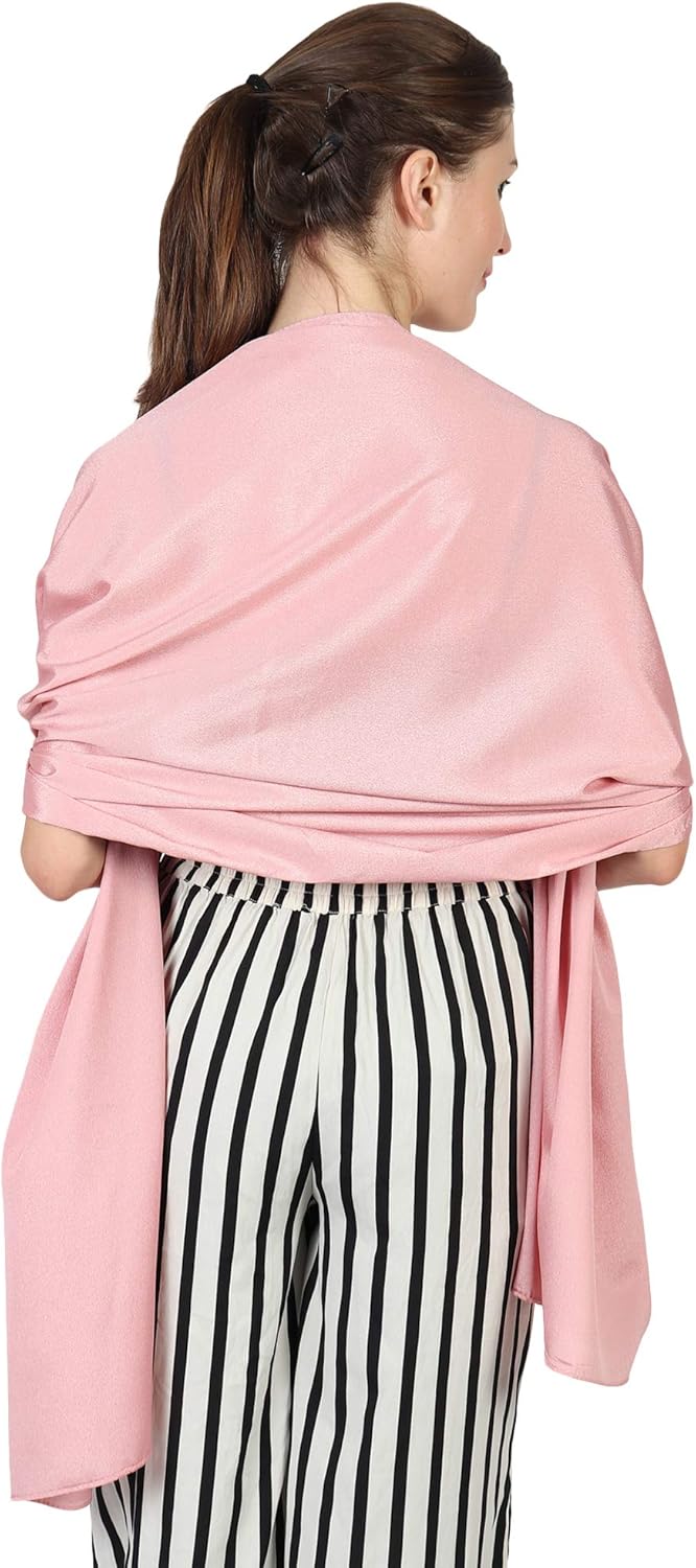 dusky pink wedding shawl