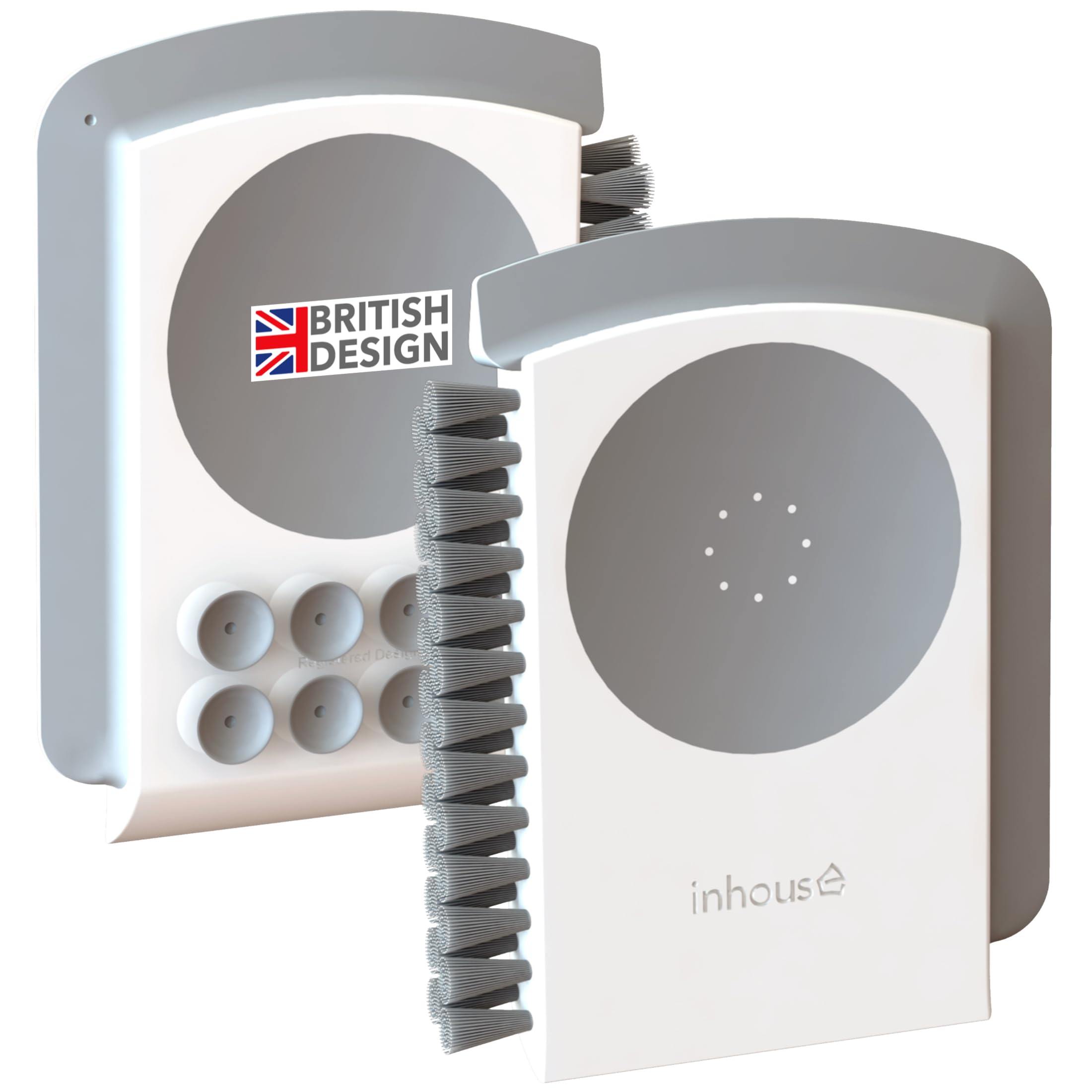 Inhouse Stick+Store Kitchen Buddy, Multipurpose 4-in-1 Cleaning Tool, Sink & Dish Squeegee, Brush, Gadgets, Household Accessories, Caddy Organiser โ image 1