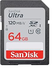 SanDisk 64GB SDXC SD Ultra Memory Card Works with