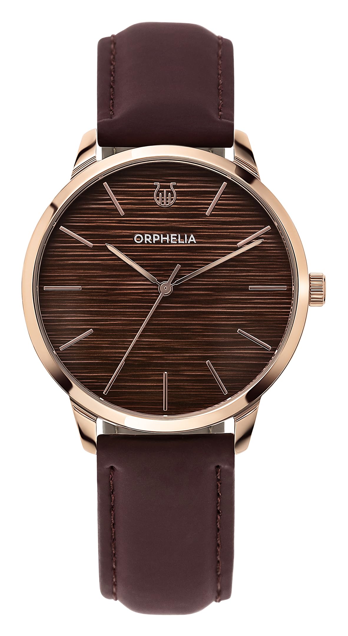 Orphelia Mens Analogue Watch Winston Brown Leather