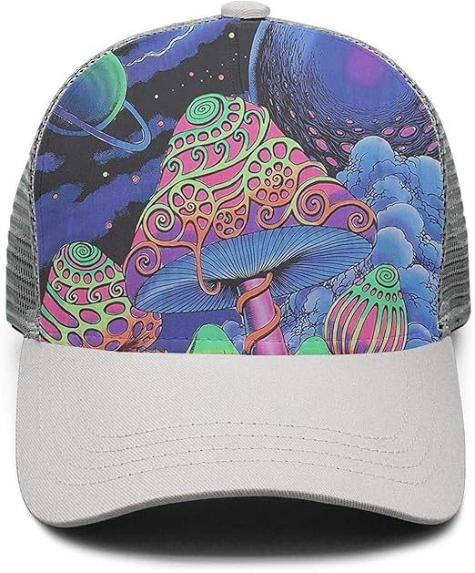 trippy flat bill hats