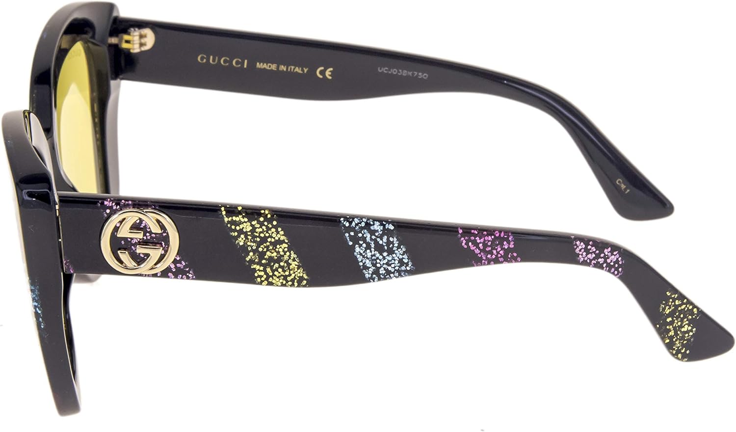 gucci rainbow glitter sunglasses