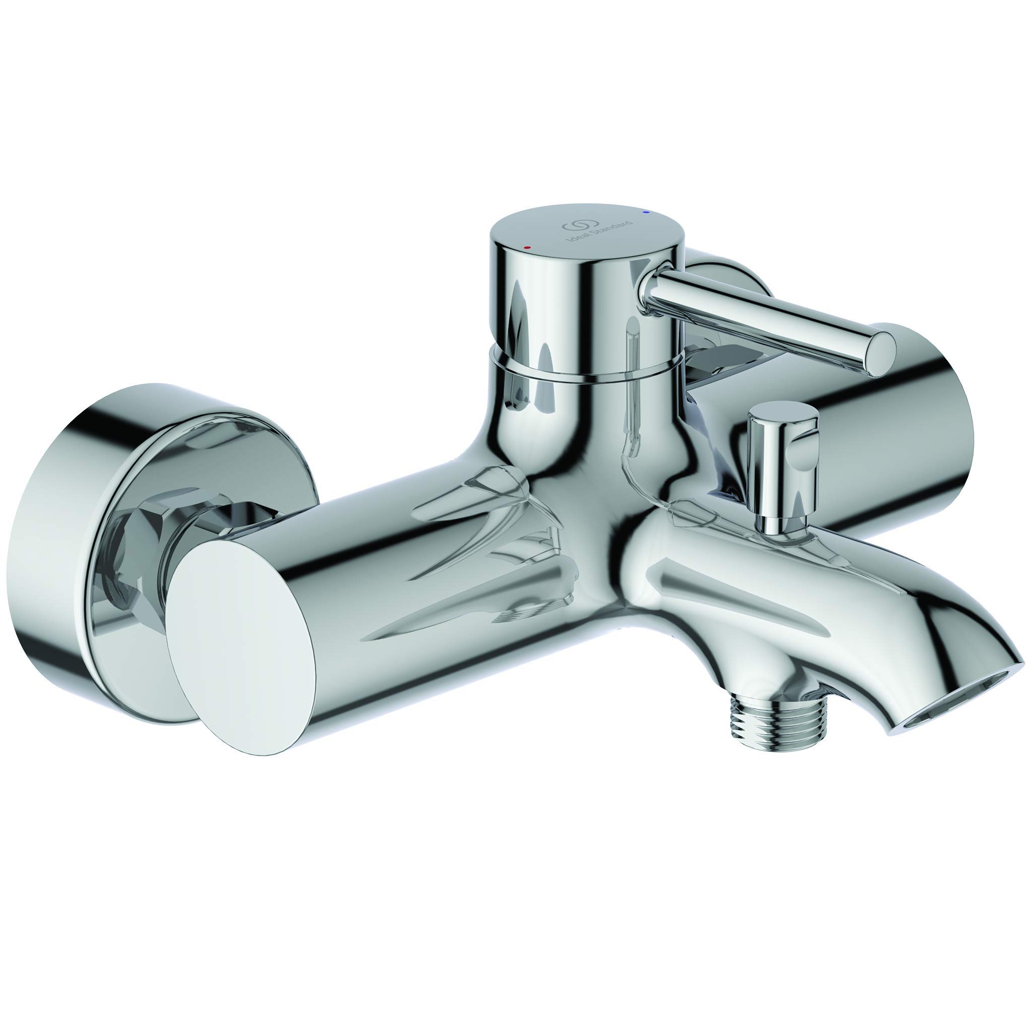 Ideal Standard BC675AA Kolva Bath and Shower Mixer Tap, Chrome