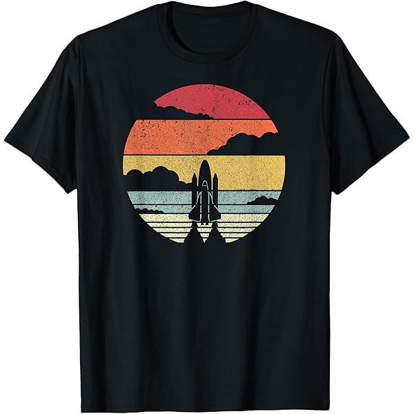 Amazon.com: 80s Space Satellite T-Shirt T-Shirt : Clothing, Shoes