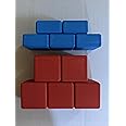 Generic Red and Blue Pressure Blocks for NYS Earth and Space Science Required Lab (Small Class Set, 80, Blocks)