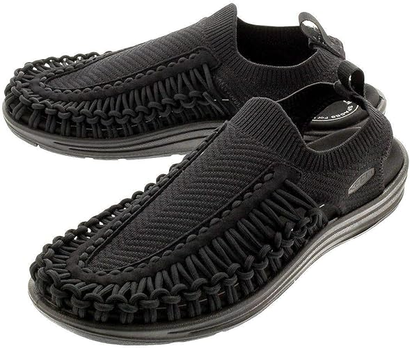 Amazon キーン Men Uneek Evo Black Black メンズ Keen キーン スニーカー