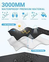 SUPAREE Caravan Roof Cover 6.5x3m 210D Oxford Waterproof UV Reflective Strips view 2