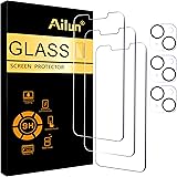 Ailun 3 Pack Screen Protector for iPhone 14 Plus[6.7 inch] + 3 Pack Camera Lens Protector,Case Friendly Tempered Glass Film,[