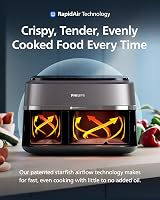 Philips Airfryer 3000 Series Dual Basket 6L 3L Digital Touchscreen view 4