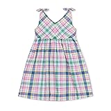 Hope & Henry Baby Girls' Sleeveless Bow Shoulder