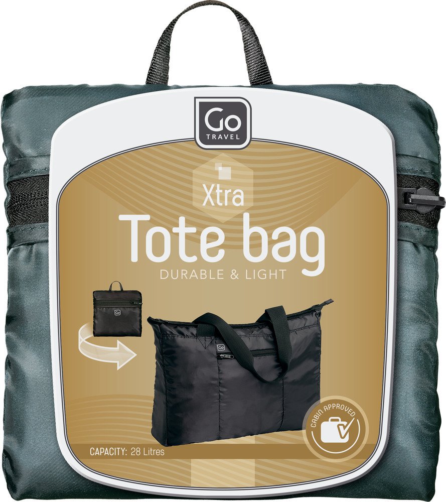 Go Travel Ultra Lightweight Foldaway Hand Luggage Tote Bag (Xtra) (Ref 857)