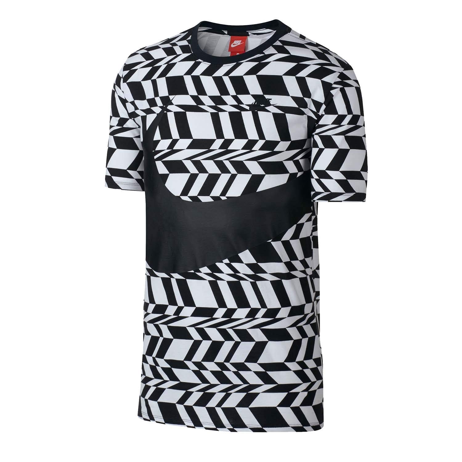 nike all over print swoosh t shirt