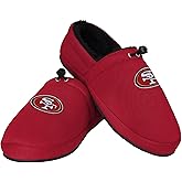 FOCO Men's NFL Big Logo Athletic Moccasin Slippers