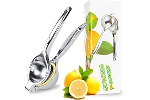 Pro‑Grade Lemon Squeezer (Large) – Industrial Aluminum Hand Juicer for Lemons, Limes & Oranges – Ergonomic Power Handle, Rust