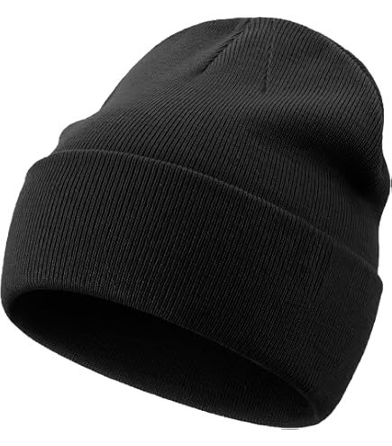 Port Authority 100% Cotton Beanie. CP95, Black, OSFA at Amazon