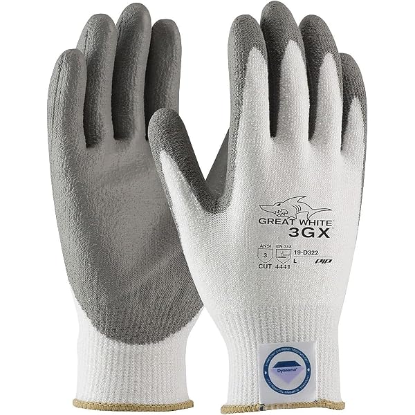 Protective Industrial Products Medium White And Gray Great White