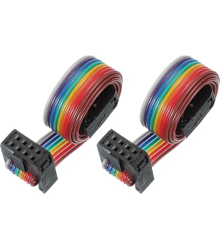 2,54 mm pitch JTAG ISP AVR letöltése Kábel Vezeték FC-6/10/14/16/20