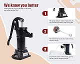 6699 Cast Iron Pitcher Pump Antique Manual Hand Suction Well Water Transfer view 5